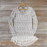 Snowy Bridge Sweater Dress: Alternate View #1