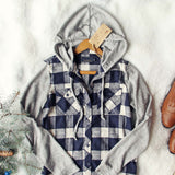 Snowy Creek Plaid Shirt in Navy: Alternate View #2
