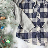 Snowy Creek Plaid Shirt in Navy: Alternate View #3