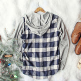 Snowy Creek Plaid Shirt in Navy: Alternate View #4