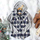 Snowy Creek Plaid Shirt in Navy: Alternate View #1