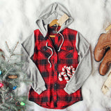 Snowy Creek Plaid Shirt in Red: Alternate View #1