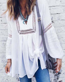 The Snowy Lace Blouse: Alternate View #1