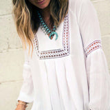 The Snowy Lace Blouse (wholesale): Alternate View #2