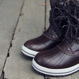 The Snowy Pines Snow Boots in Brown: Alternate View #2