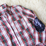 Snowy Plaid Shirt in Juniper: Alternate View #2