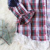 Snowy Plaid Shirt in Juniper: Alternate View #3