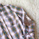 Snowy Plaid Shirt in Pine: Alternate View #2