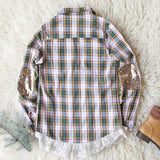 Snowy Plaid Shirt in Pine: Alternate View #4