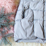 Snowy Seattle Vest in Gray: Alternate View #3