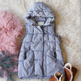 Snowy Seattle Vest in Gray: Alternate View #1