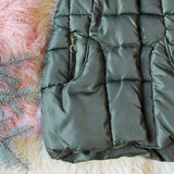 Snowy Seattle Vest in Olive: Alternate View #3