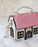 Snowy Cottage Purse in White: Alternate View #2