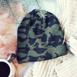 Soft Camo Beanie: Alternate View #2