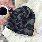 Soft Camo Beanie: Alternate View #1