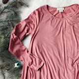 Soft & Cozy Tee in Rose: Alternate View #2