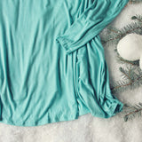 Soft & Cozy Tee in Turquoise: Alternate View #3