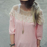 The Soft Stripe Tee: Alternate View #1