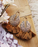 Moon & Stars Earrings in Desert: Alternate View #1