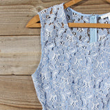 Something Blue Lace Romper: Alternate View #2