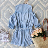 Sunny Chambray Romper: Alternate View #4