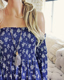 Sophie Maxi Dress in Blue: Alternate View #2