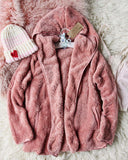 Soulmate Teddy Hoodie in Pink: Alternate View #1