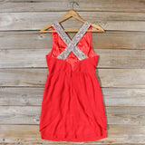 Sparkling Shadows Dress in Red: Alternate View #1