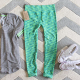 Spool Active Running Tights in Moss: Alternate View #3