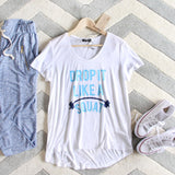 Spool Active Squat Tee: Alternate View #1