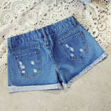 Spool Distressed Shorts: Alternate View #3
