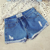 Spool Distressed Shorts: Alternate View #1