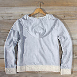 Spool Gym Lace Hoodie in Gray: Alternate View #4