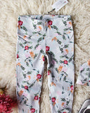 Sporty Gym Leggings in Floral: Alternate View #2