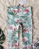 Sporty Gym Leggings in Palm: Alternate View #2
