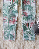 Sporty Gym Leggings in Palm: Alternate View #4