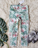 Sporty Gym Leggings in Palm: Alternate View #1