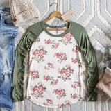 Spruce Rose Tee: Alternate View #1