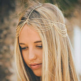 Spun Gold Hair Piece: Alternate View #3