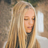 Spun Gold Hair Piece: Alternate View #1