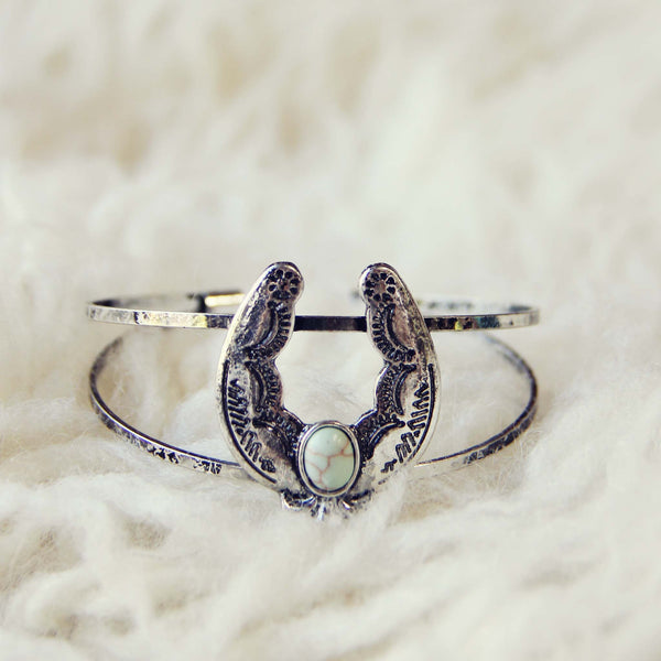 Squash Blossom Bracelet, Sweet Boho Jewelry from Spool 72. Spool No.72