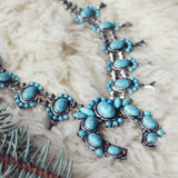 The Squash Blossom & Fir Necklace: Alternate View #2