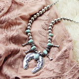 The Squash Blossom Necklace in Sky: Alternate View #2