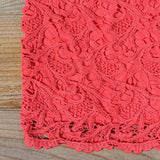 St. Tropez Dress in Coral: Alternate View #2