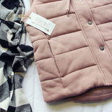 Stadium Cloth Vest in Mauve: Alternate View #3