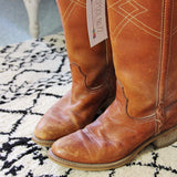 Sweet Stitch Vintage Boots: Alternate View #2