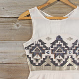Stone Spell Beaded Dress in Sand: Alternate View #2