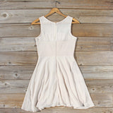 Stone Spell Beaded Dress in Sand: Alternate View #4