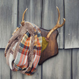 Stormy Nights Scarf in Rust: Alternate View #1