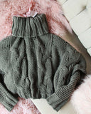Stormy Cable Knit Sweater: Alternate View #4